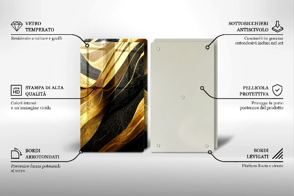 Herdabdeckung Elegante Abstraktion