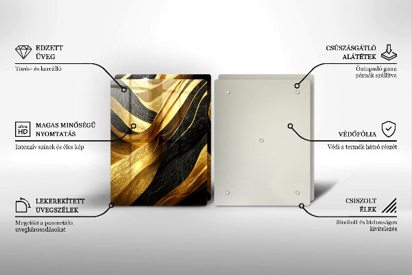 Herdabdeckung Elegante Abstraktion