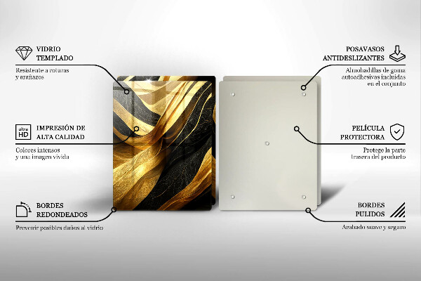 Herdabdeckung Elegante Abstraktion