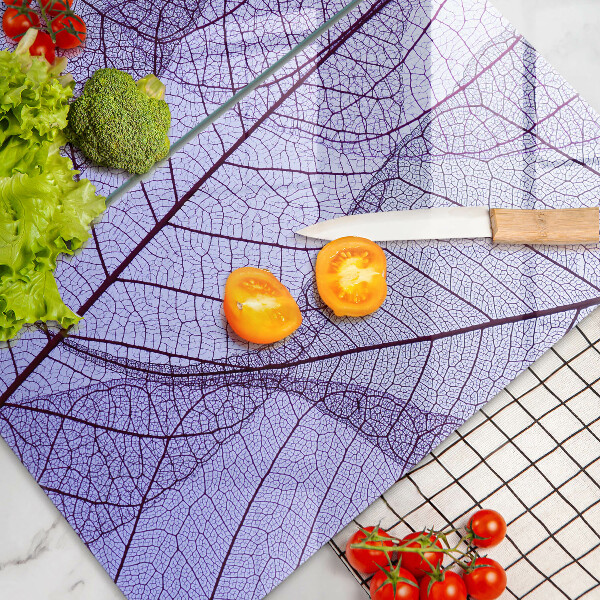 Herdabdeckung Blätter mit Adern