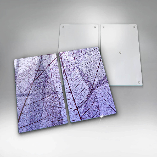 Herdabdeckung Blätter mit Adern