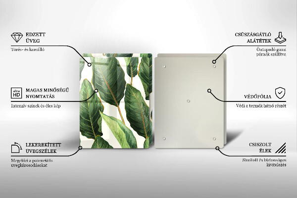 Herdabdeckung Bananenblätter