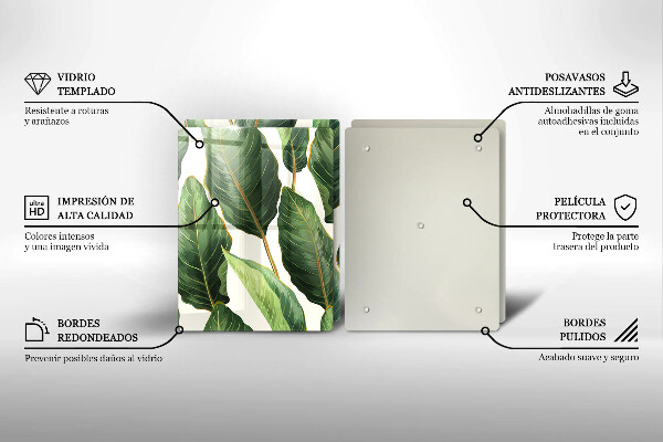 Herdabdeckung Bananenblätter