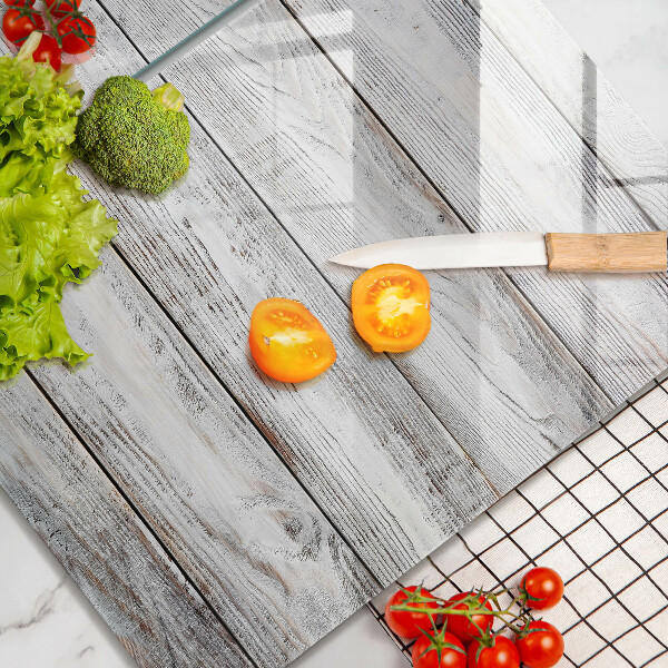 Herdabdeckung Helle Holzbretter