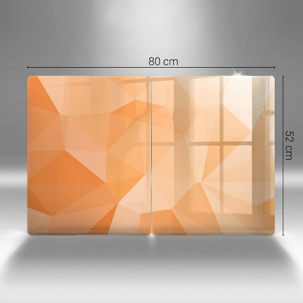 Herdabdeckung Geometrischer Hintergrund