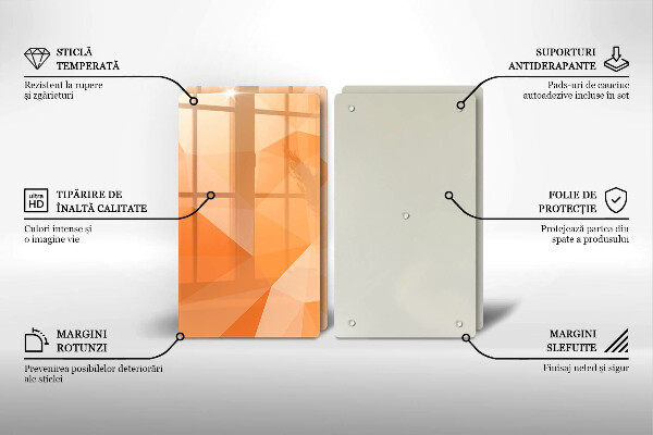 Herdabdeckung Geometrischer Hintergrund