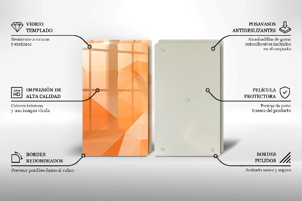 Herdabdeckung Geometrischer Hintergrund