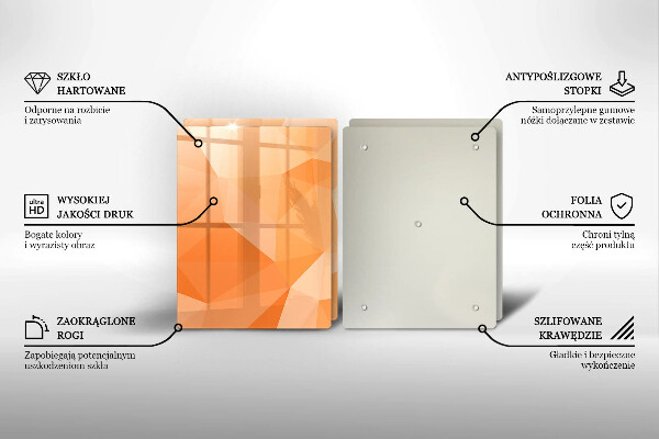 Herdabdeckung Geometrischer Hintergrund