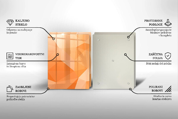 Herdabdeckung Geometrischer Hintergrund