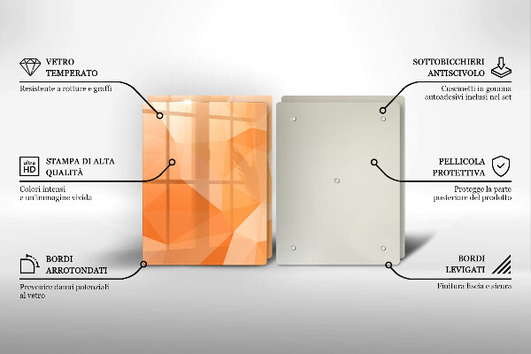 Herdabdeckung Geometrischer Hintergrund