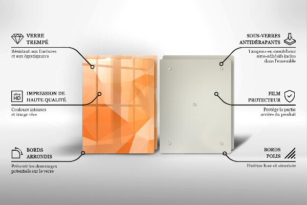 Herdabdeckung Geometrischer Hintergrund