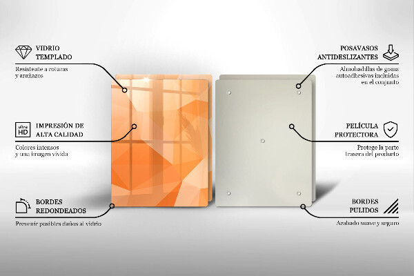Herdabdeckung Geometrischer Hintergrund