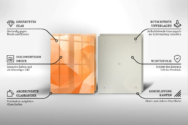 Herdabdeckung Geometrischer Hintergrund