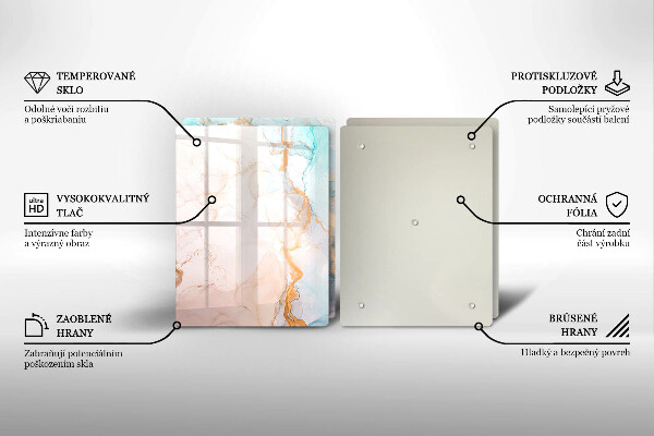 Herdabdeckung Marmorabstraktion