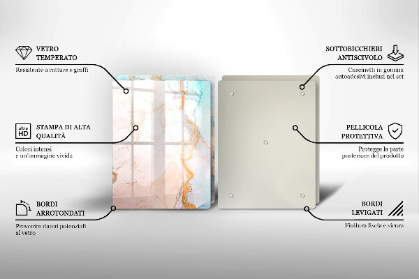 Herdabdeckung Marmorabstraktion