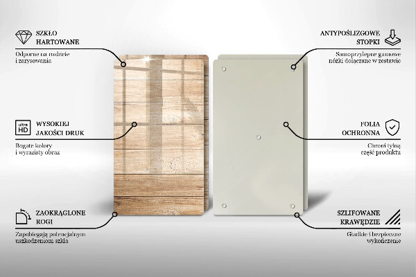 Herdabdeckung Holzbretter