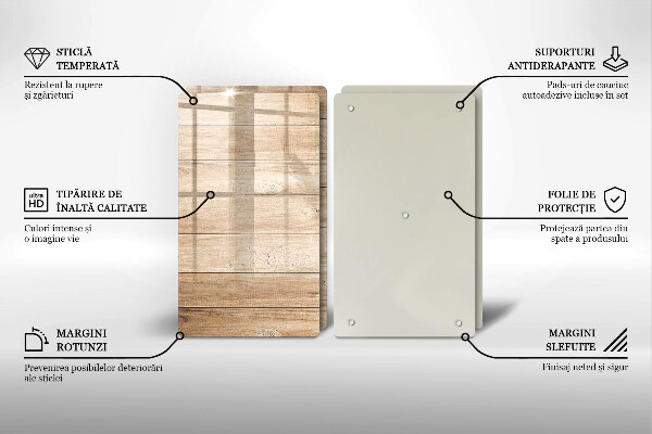 Herdabdeckung Holzbretter