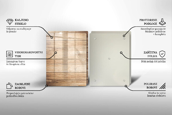 Herdabdeckung Holzbretter