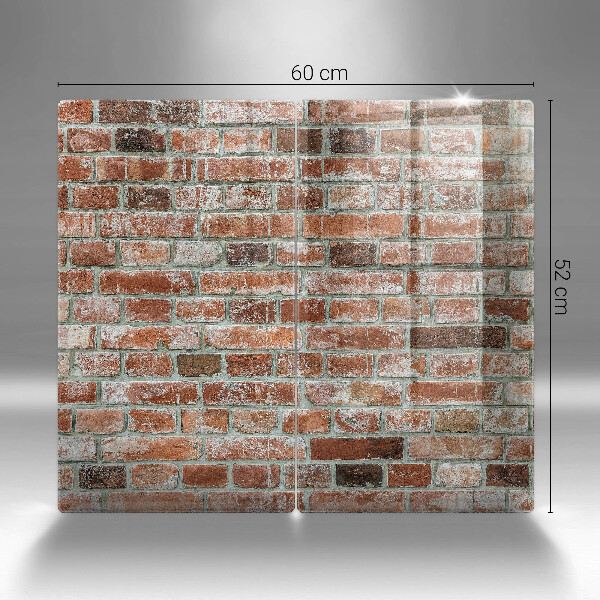 Herdabdeckung Alte Backsteinmauer