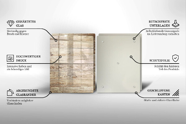 Herdabdeckung Holzbretter