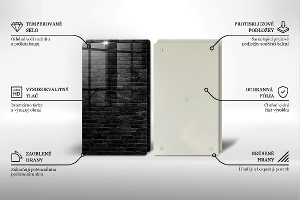 Herdabdeckung Wand Backsteinmauer