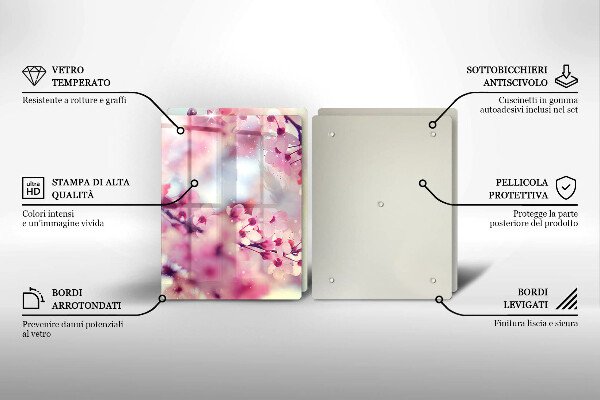 Herdabdeckung Naturapfelblüten