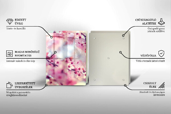 Herdabdeckung Naturapfelblüten