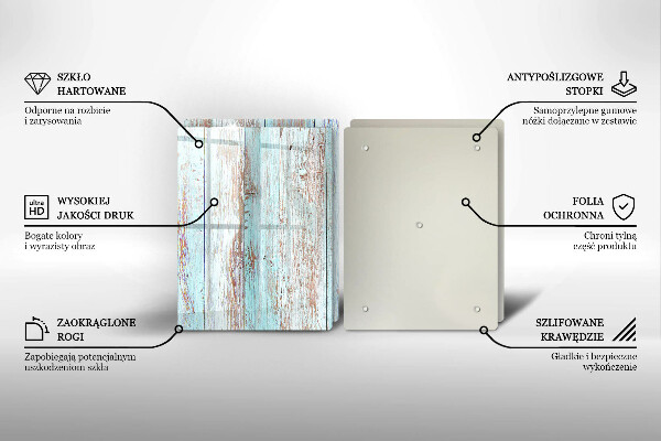 Herdabdeckung Alte Vintage-Bretter