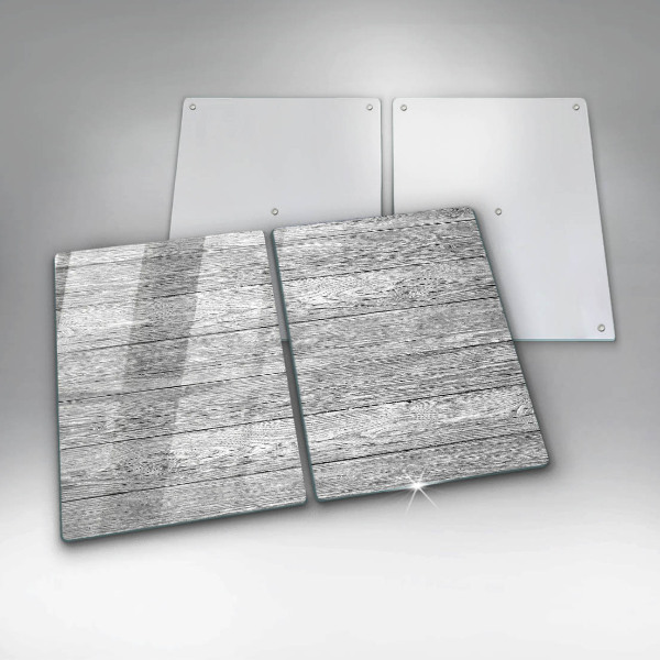 Herdabdeckung Alte Holzbretter