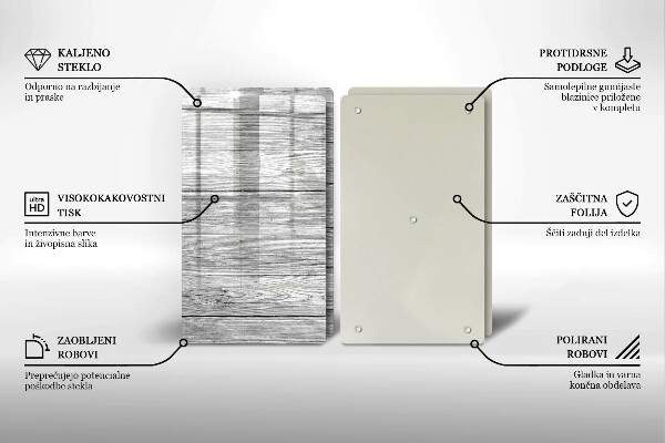 Herdabdeckung Alte Holzbretter