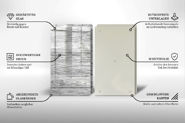 Herdabdeckung Alte Holzbretter