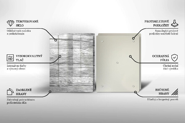 Herdabdeckung Alte Holzbretter
