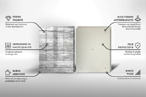 Herdabdeckung Alte Holzbretter
