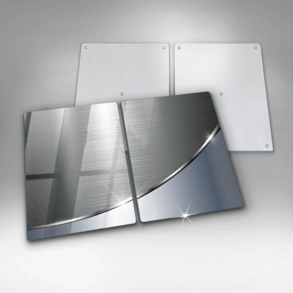 Herdabdeckung Abstraktionsmuster aus Metall