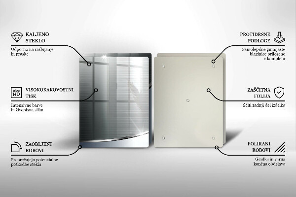 Herdabdeckung Abstraktionsmuster aus Metall