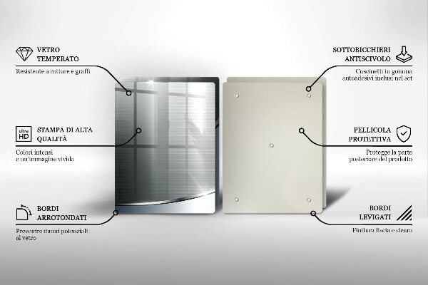 Herdabdeckung Abstraktionsmuster aus Metall