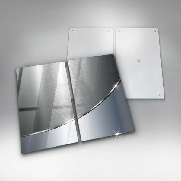 Herdabdeckung Abstraktionsmuster aus Metall