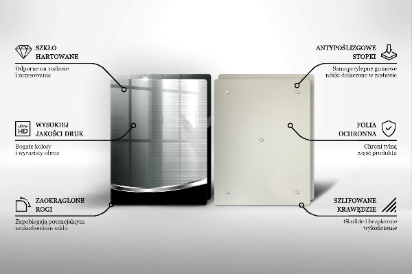 Herdabdeckung Abstraktion mit Metall