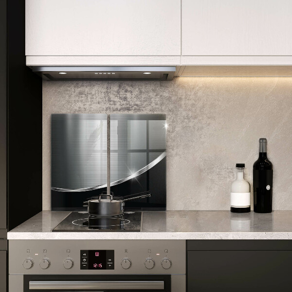 Herdabdeckung Abstraktion mit Metall