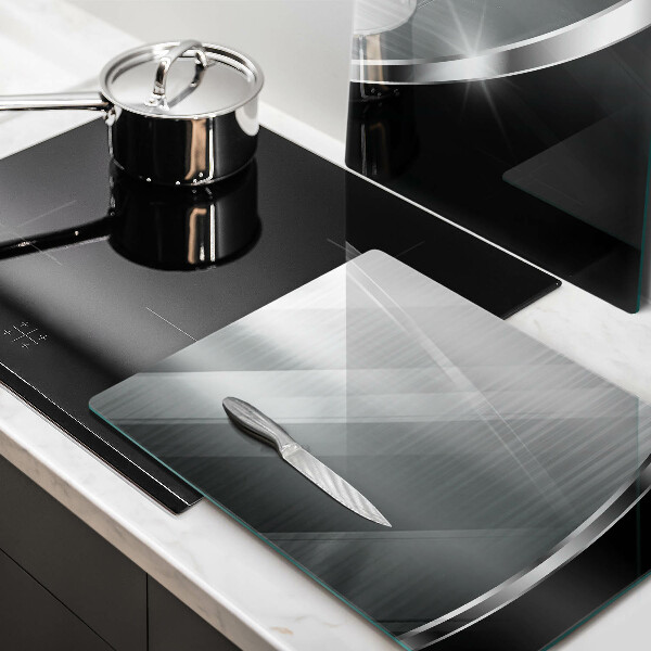 Herdabdeckung Abstraktion mit Metall