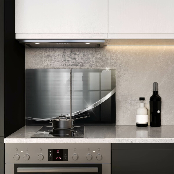 Herdabdeckung Abstraktion mit Metall