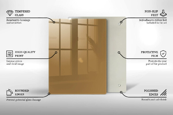 Abdeckung induktionskochfeld Beige Farbe