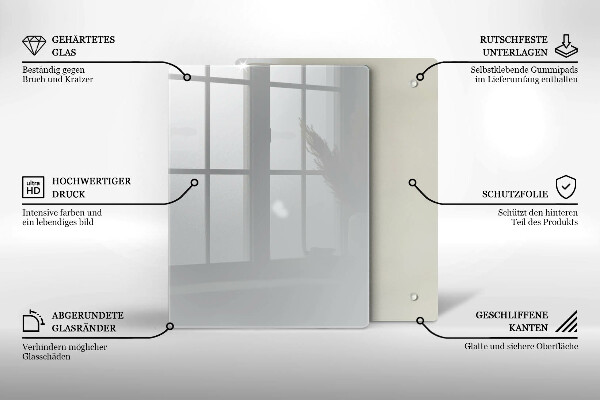 Abdeckung induktionskochfeld Graue Farbe