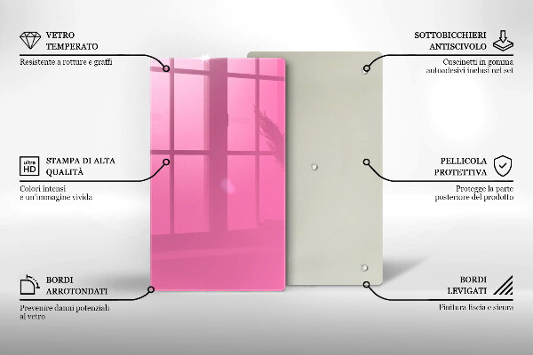 Abdeckung induktionskochfeld Pinke Farbe