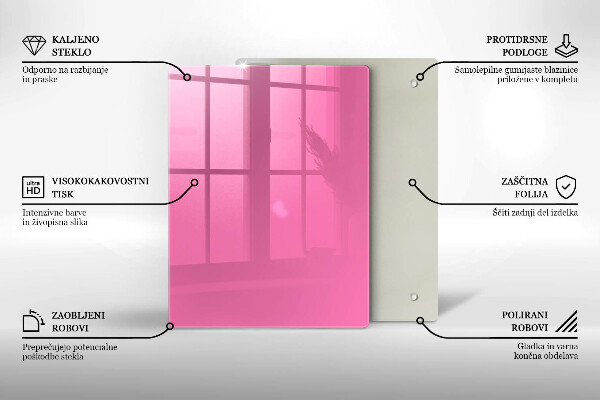 Abdeckung induktionskochfeld Pinke Farbe