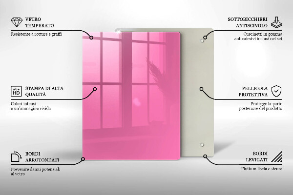 Abdeckung induktionskochfeld Pinke Farbe