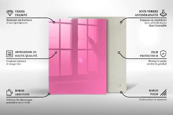 Abdeckung induktionskochfeld Pinke Farbe