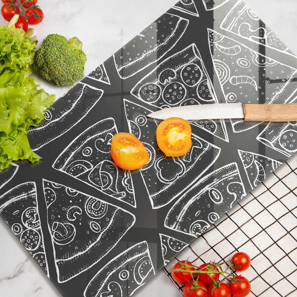 Herd abdeckplatte Pizzaillustration