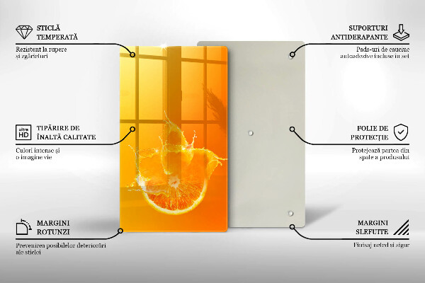 Herd abdeckplatte Saftige Orangenfrucht