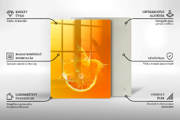 Herd abdeckplatte Saftige Orangenfrucht